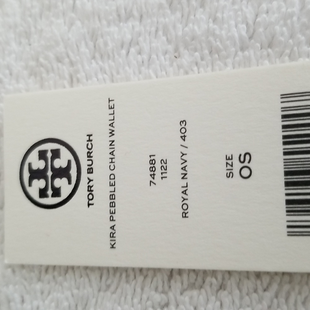 New Tory Burch Kira Leather Wallet-On-Chain - Picture 12 of 12